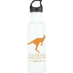 Adventures by Disney Australia Kangaroo Stainless Steel Water Bottle – Customizable