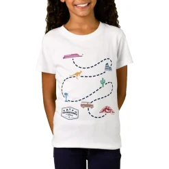 Adventures by Disney Map T-Shirt for Girls – Customizable