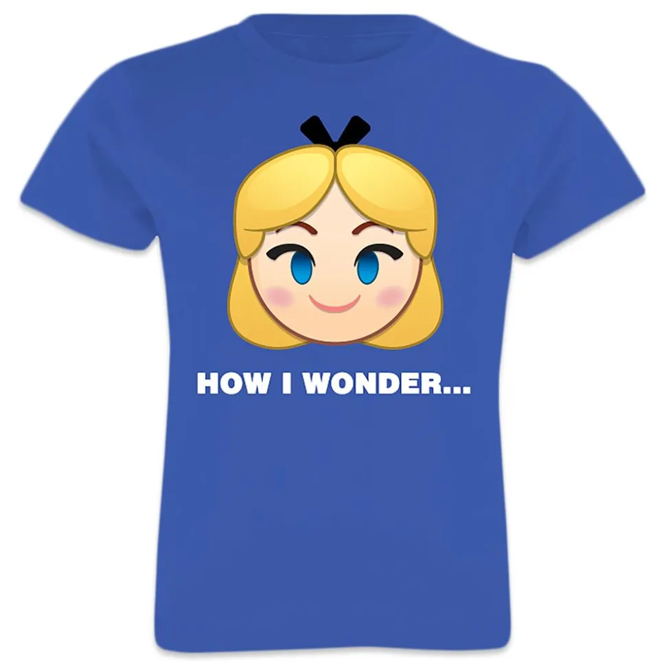 Alice Emoji Tee for Girls – Customizable