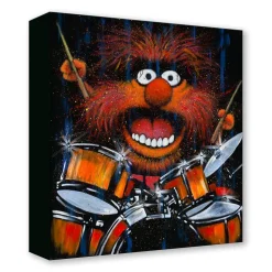 Animal ''Rockin' Animal'' Gallery Wrapped Canvas by Stephen Fishwick – The Muppet Show – Limited Edition