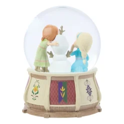 Anna, Elsa and Olaf ''Do You Want to Build a Snowman?'' Musical Snow Globe by Precious Moments – Frozen