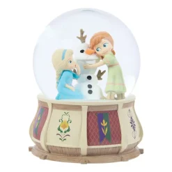 Anna, Elsa and Olaf ''Do You Want to Build a Snowman?'' Musical Snow Globe by Precious Moments – Frozen