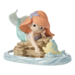Ariel and Flounder ''Sea the Treasure Beneath the Surface'' Figure by Precious Moments – The Little Mermaid