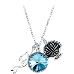 Ariel Aqua Charm Necklace