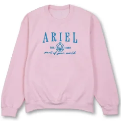 Ariel Embroidered Pullover Sweatshirt for Women – The Little Mermaid
