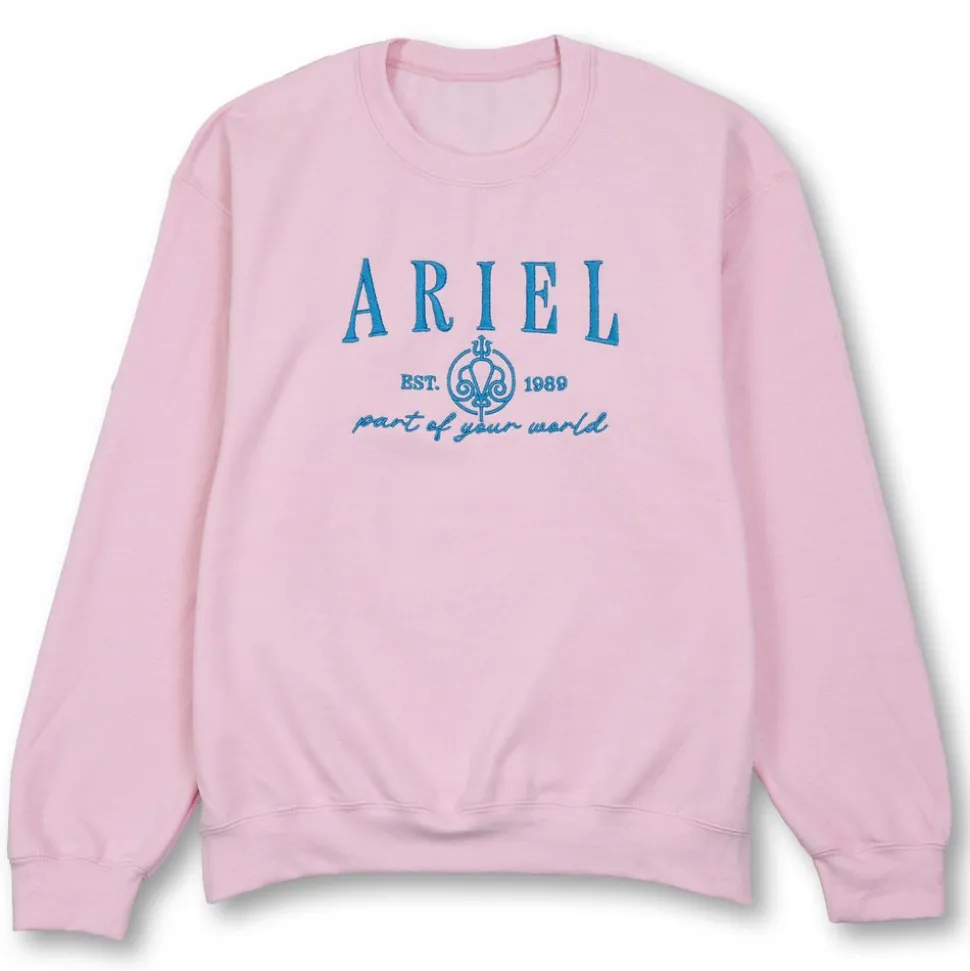 Ariel Embroidered Pullover Sweatshirt for Women – The Little Mermaid
