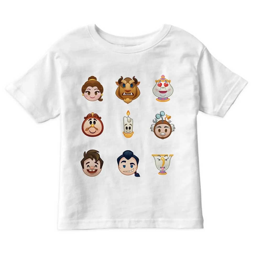Beauty and the Beast Emoji Tee for Kids – Customizable