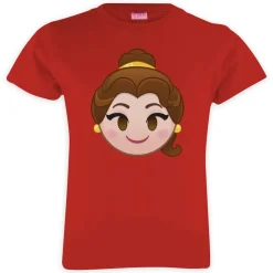 Belle Emoji Tee for Girls – Customizable