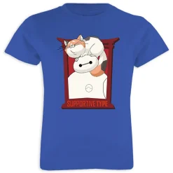 Big Hero 6: The Series Baymax & Mochi T-Shirt for Girls – Customizable