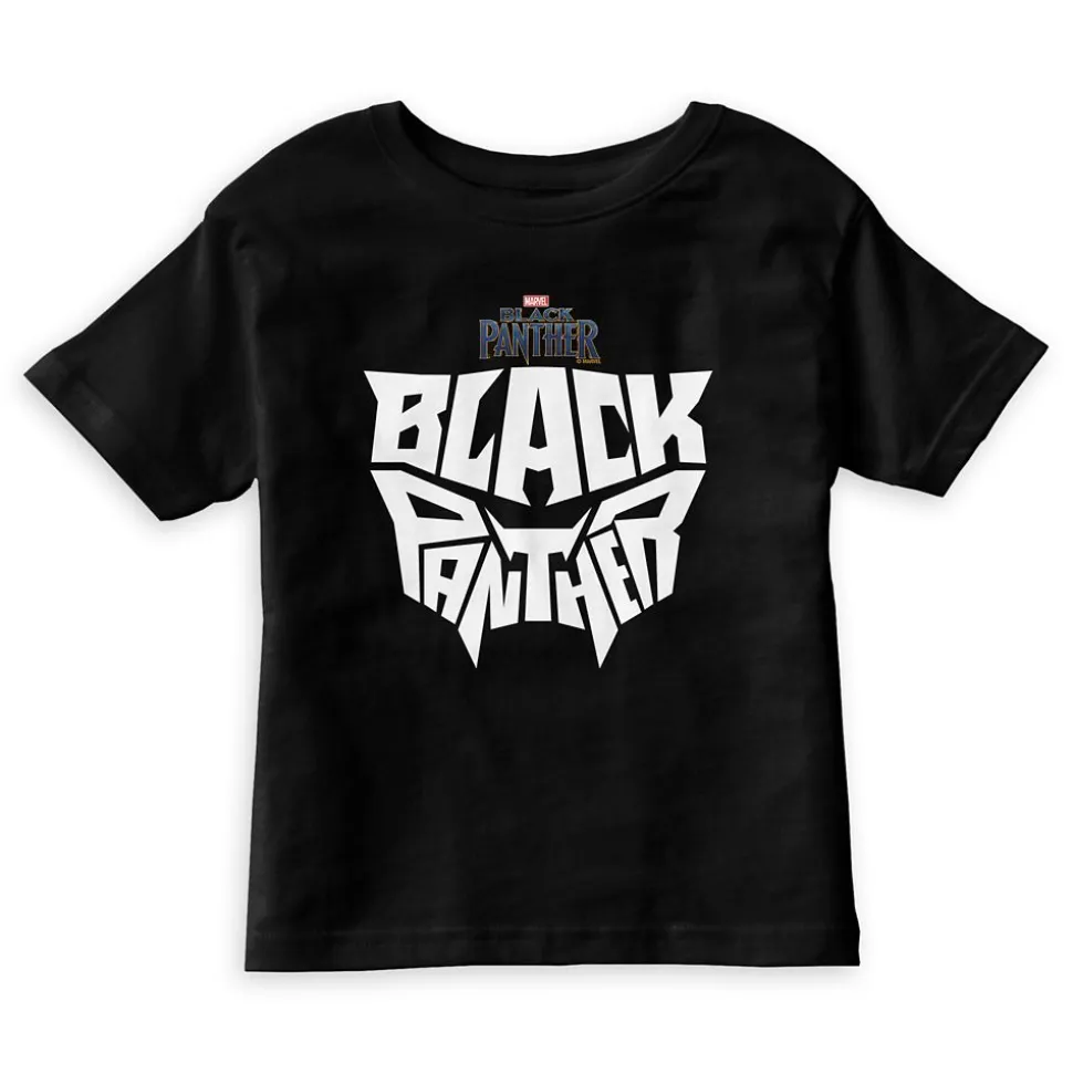 Black Panther Typography T-Shirt for Kids – Customizable