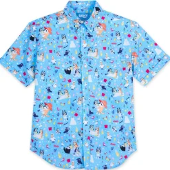 Bluey ''Beach Day'' Button Down Shirt for Men by RSVLTS