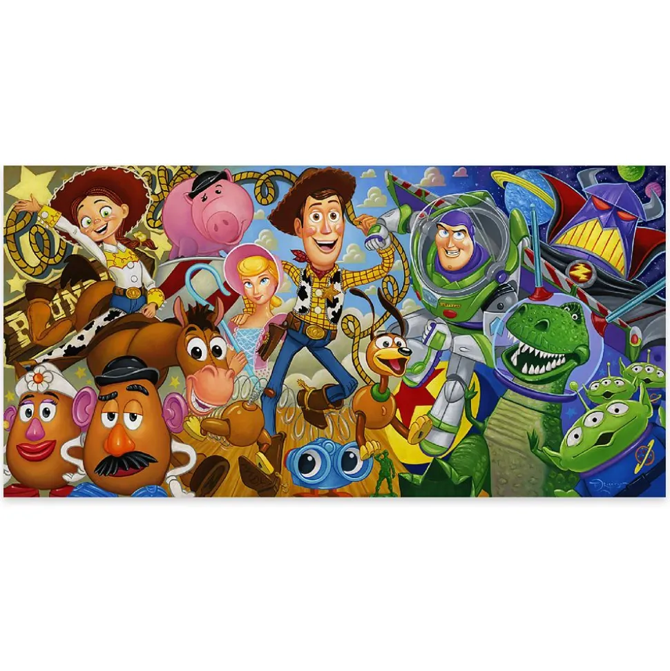 ''Cast of Toys'' Gallery Wrapped Canvas by Tim Rogerson – Limited Edition