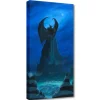Chernobog ''A Dark Blue Night'' by Michael Provenza Hand-Signed & Numbered Canvas Artwork – Limited Edition