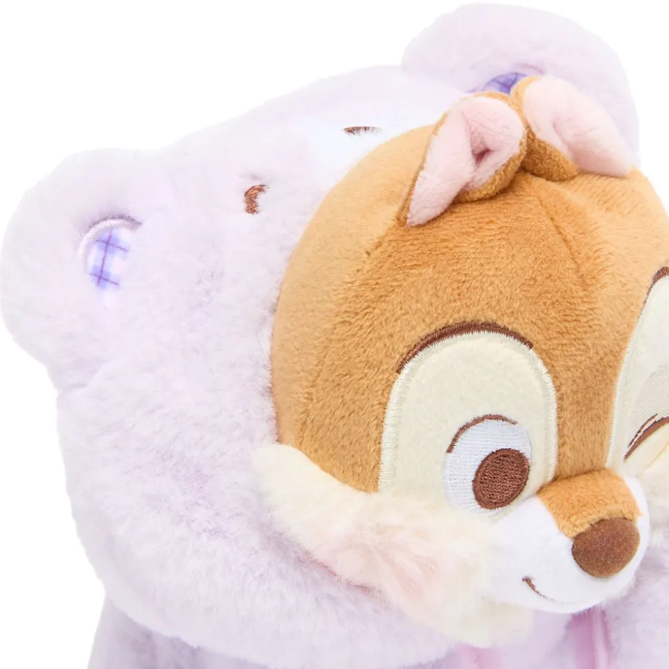 Chip in Bear Suit Plush Keychain Bag Charm – 5'' – Disney Store Japan