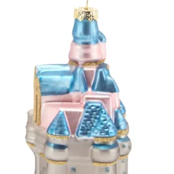 Cinderella Castle Glass Ornament – Walt Disney World