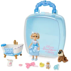 Cinderella Disney Once Upon a Story Mini Doll Play Set – 5''
