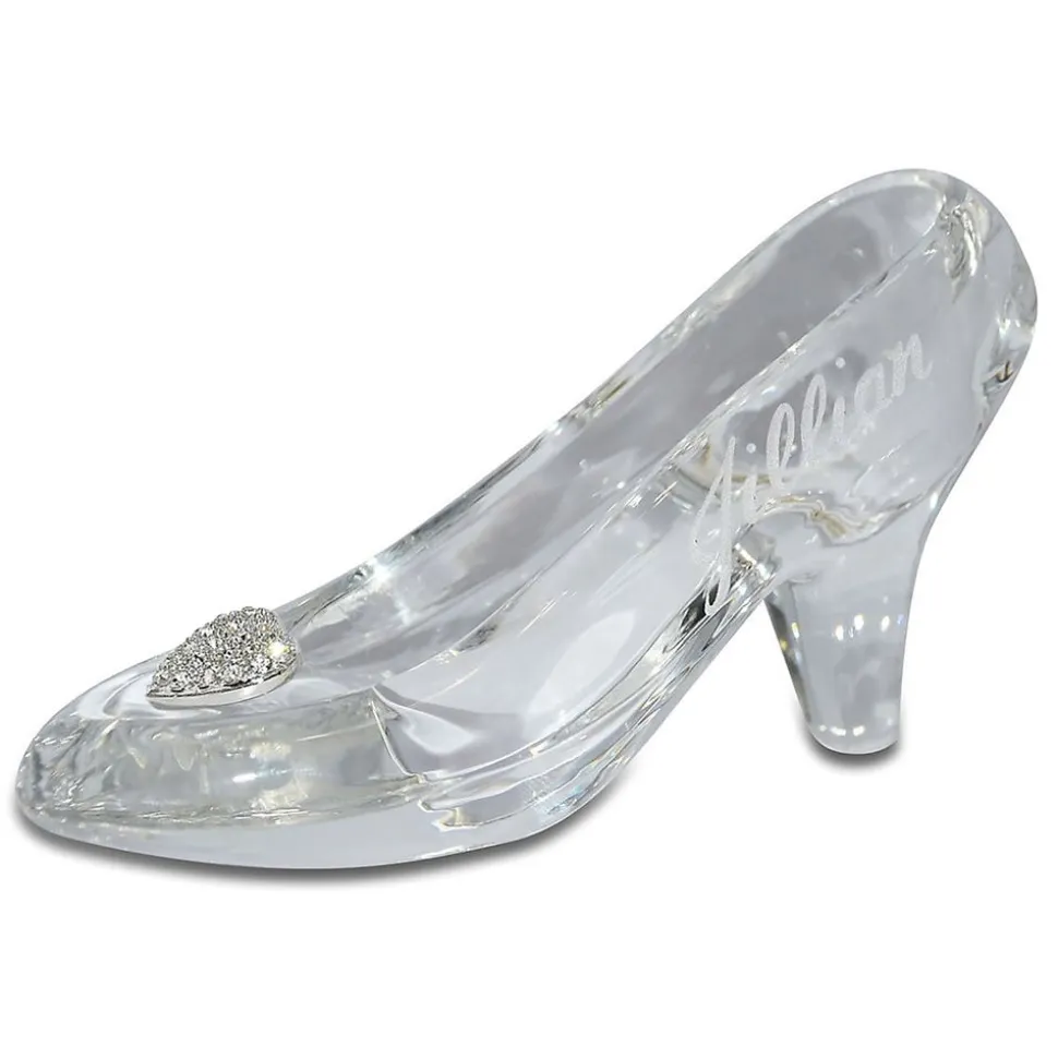 Cinderella Glass Slipper by Arribas – Medium – Personalizable