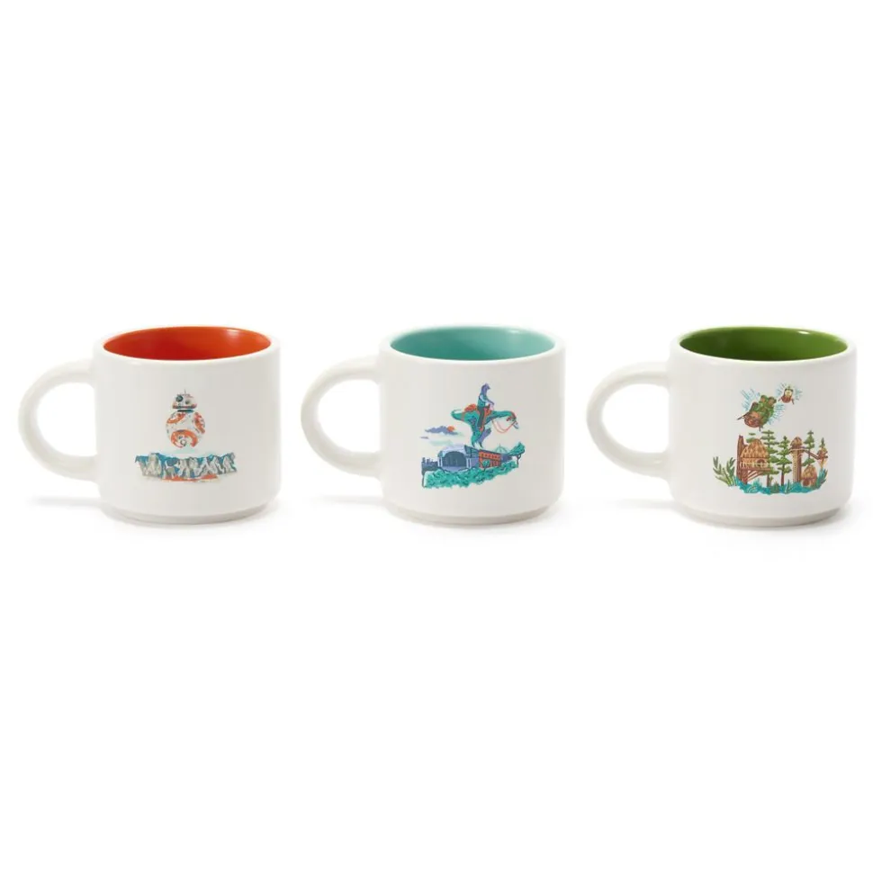 Crait, Naboo and Endor Starbucks® Mug Ornament Set – Discovery Series – Star Wars