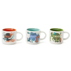 Crait, Naboo and Endor Starbucks® Mug Ornament Set – Discovery Series – Star Wars