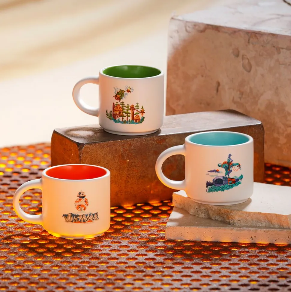 Crait, Naboo and Endor Starbucks® Mug Ornament Set – Discovery Series – Star Wars