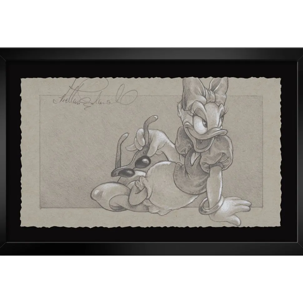 Daisy Duck ''Not Gonna Stop Me'' Framed Print by Heather Edwards – Signed Limited Edition