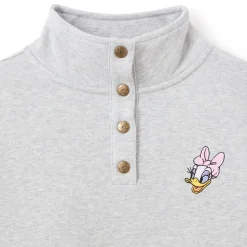 Daisy Duck 1/4 Snap Pullover for Women