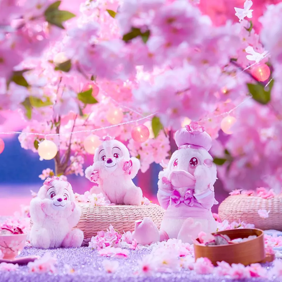 Dale Sakura Plush – 7 1/2'' – Disney Store Japan