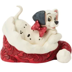 ''Dalmatian Santa Hat'' Figure by Jim Shore – 101 Dalmatians