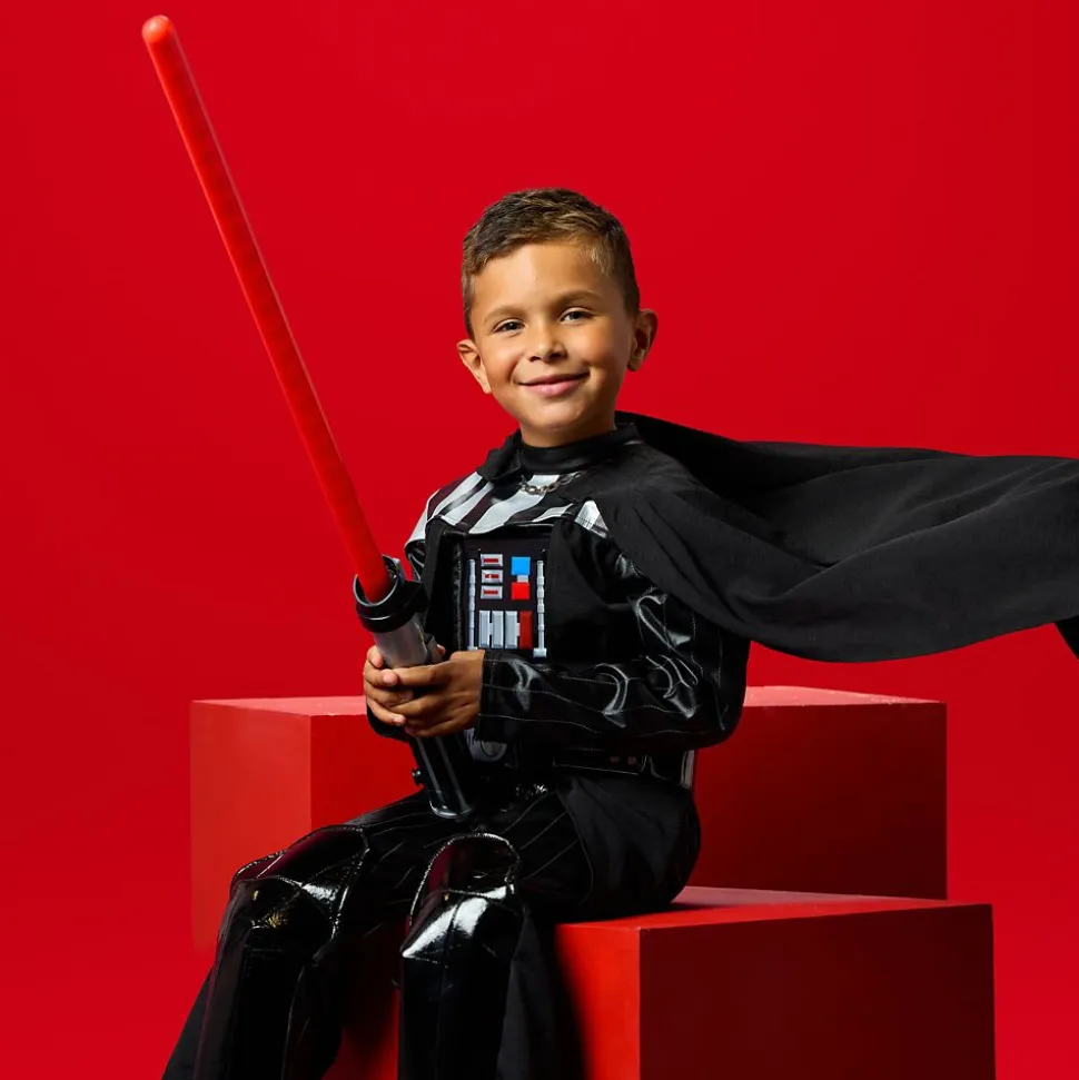 Darth Vader Costume with Lights and Sounds for Kids – Star Wars