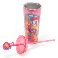 Disney California Adventure 24 oz. Stainless Steel Starbucks® Travel Tumbler with Straw