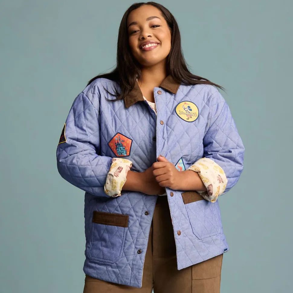 Disneyland 70th Anniversary Reversible Patch Jacket for Adults by Our Universe