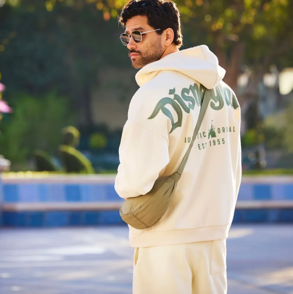 Disneyland Zip Hoodie for Adults – Cream
