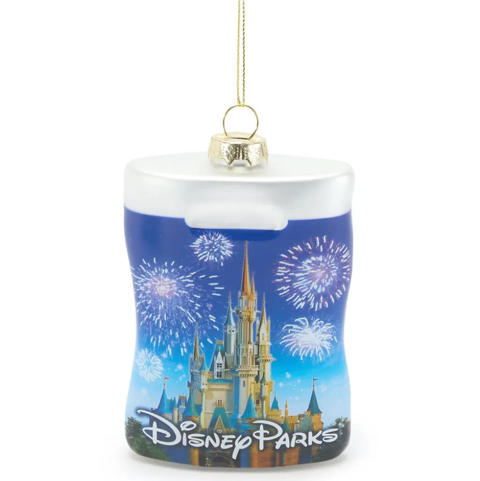 Disney Parks Shopping Bag Glass Ornament