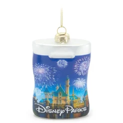 Disney Parks Shopping Bag Glass Ornament