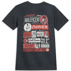 Disney Villains Concert Tour T-Shirt for Adults