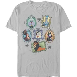 Disney Villains Portraits ''Bows'' T-Shirt for Adults
