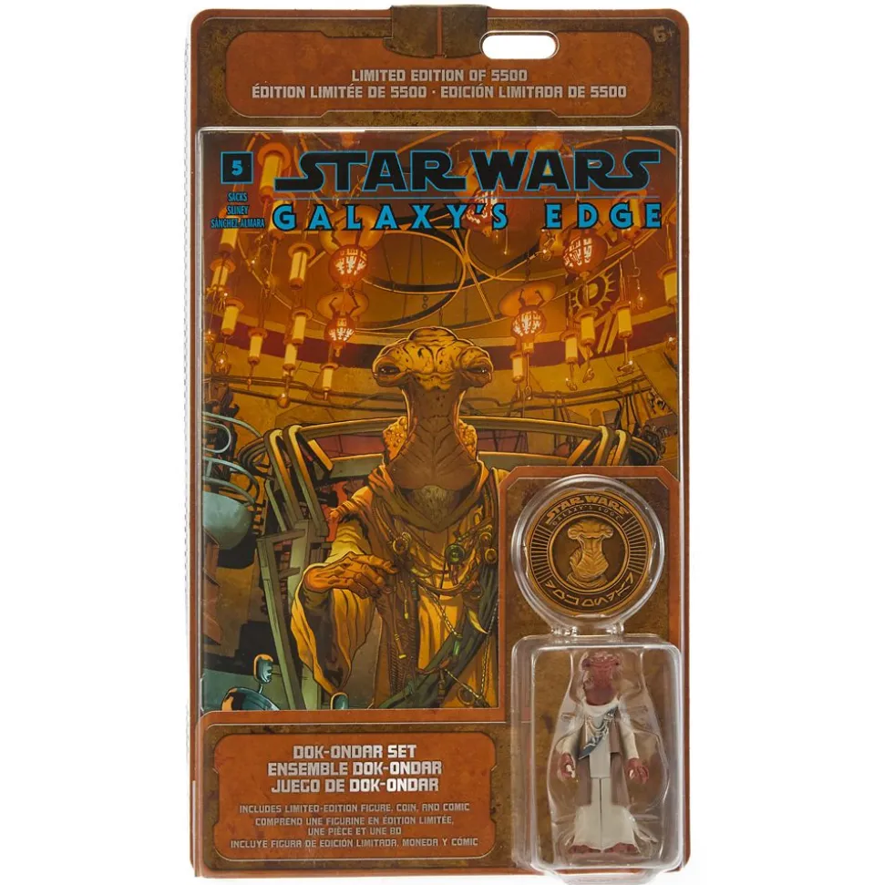 Dok-Ondar Action Figure, Comic Book and Coin Set – Star Wars: Galaxy's Edge – Limited Edition