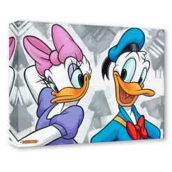 Donald and Daisy Duck ''Quite a Couple'' Gallery Wrapped Canvas by Trevor Carlton – Limited Edition