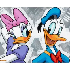 Donald and Daisy Duck ''Quite a Couple'' Gallery Wrapped Canvas by Trevor Carlton – Limited Edition