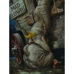 Dumbo ''Baby of Mine'' Giclee on Canvas by Heather Edwards – Limited Edition