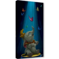 Dumbo ''Dream to Fly'' Canvas Artwork by Jared Franco – 32'' x 16'' – Limited Edition