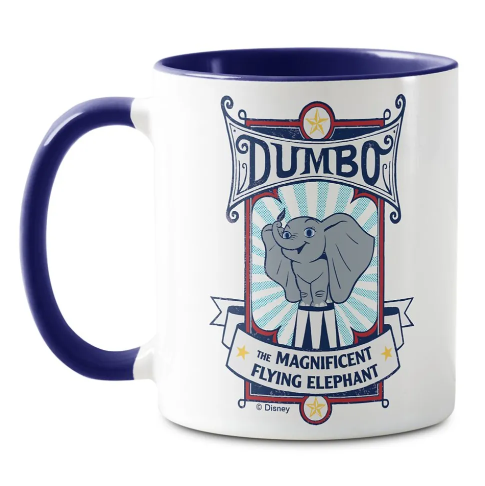 Dumbo ''The Magnificent Flying Elephant'' Circus Art Mug – Live Action Film – Customizable
