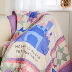 Fantasyland Castle Quilt Throw Blanket