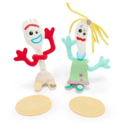 Forky and Karen Beverly Magnetic Shoulder Plush Set – Toy Story 5 – Mini 7''