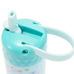 Frozen 16 oz. Stainless Steel Water Bottle with Built-In Straw