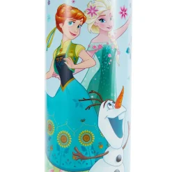 Frozen 16 oz. Stainless Steel Water Bottle with Built-In Straw