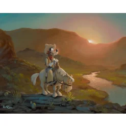 Goofy ''On the Range'' Canvas Artwork by Rob Kaz – 12'' x 16'' – Limited Edition