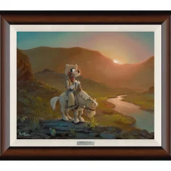 Goofy ''On the Range'' Framed Canvas Artwork by Rob Kaz – Limited Edition