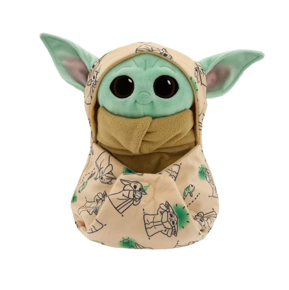 Grogu Plush in Swaddle – Star Wars: The Mandalorian – Disney Babies – Small 10 1/2''
