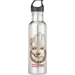 Groot ''More than a Guardian'' Stainless Steel Water Bottle – Customizable
